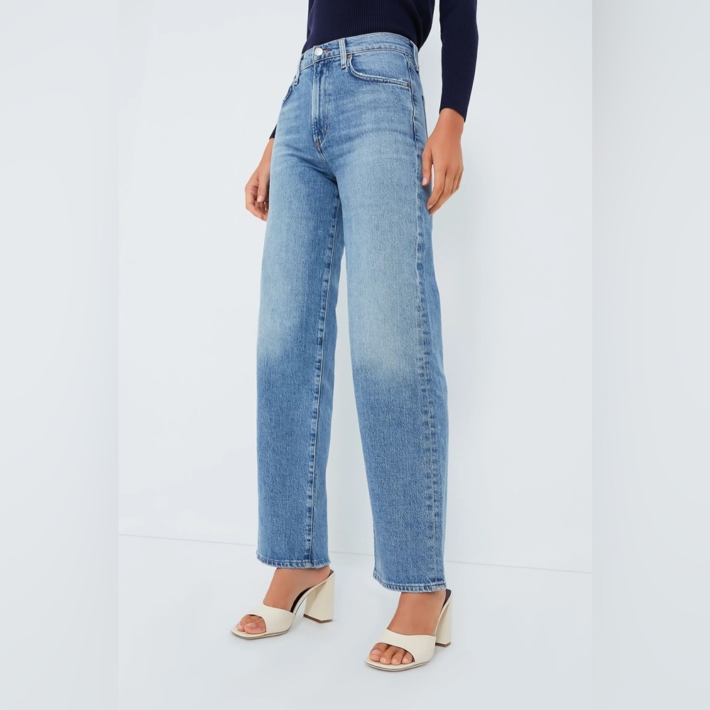 AGOLDE Harper Jean Mid Rise Relaxed Straight In Flash size 28 NWT